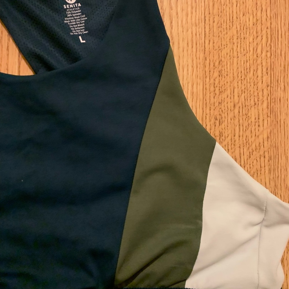 Tri color sports bra. NWT
